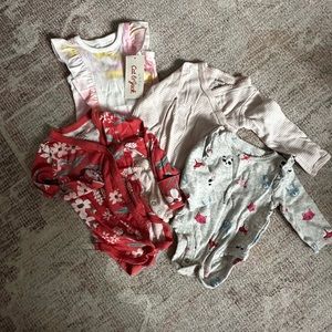 Newborn girl onesie bundle
